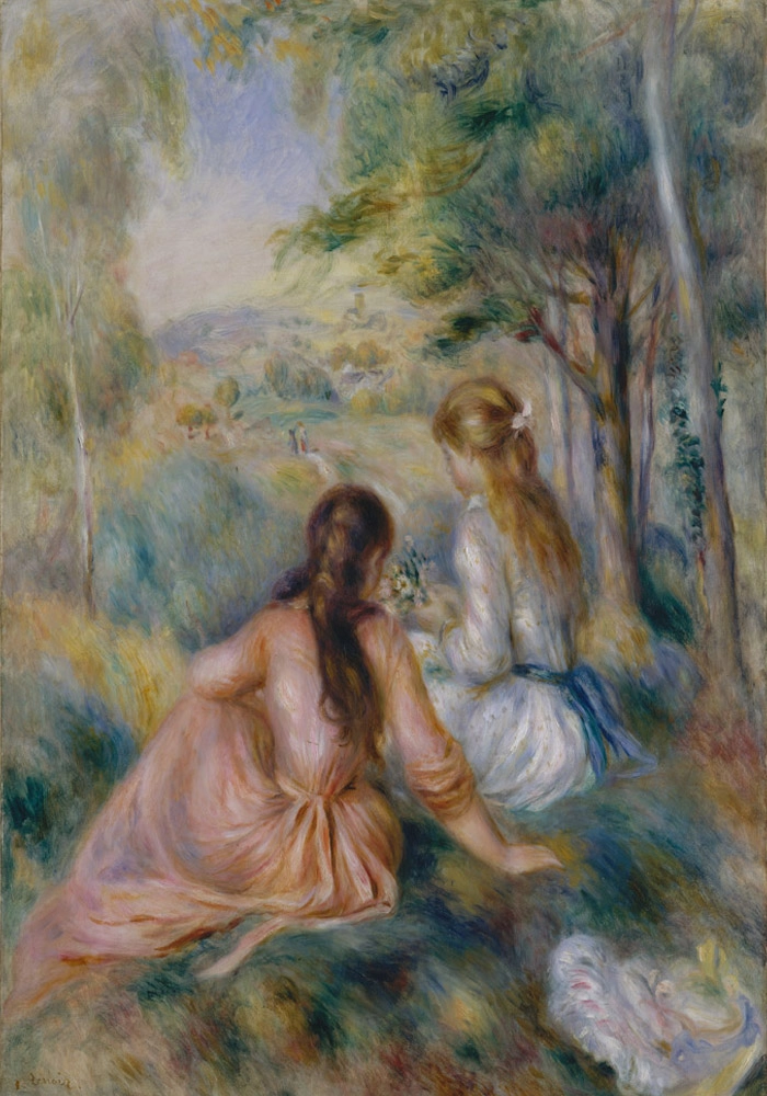 Πινακας σε καμβά RENOIR - IN THE MEADOW