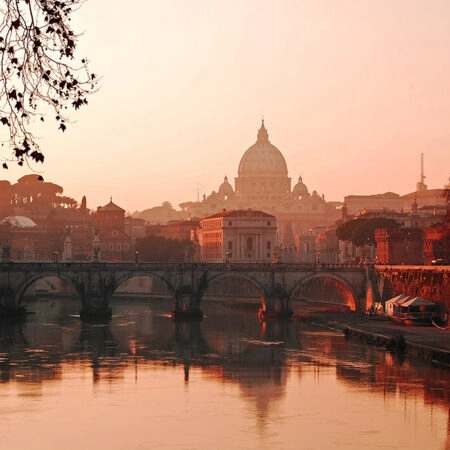 Πινακας σε καμβά ROME SUNSET - Πολεις και Αρχιτεκτονικη Sticky 5