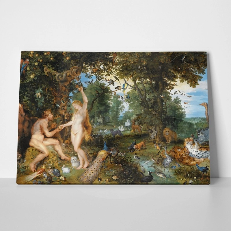 Πινακας σε καμβά RUBENS - ADAM EVA