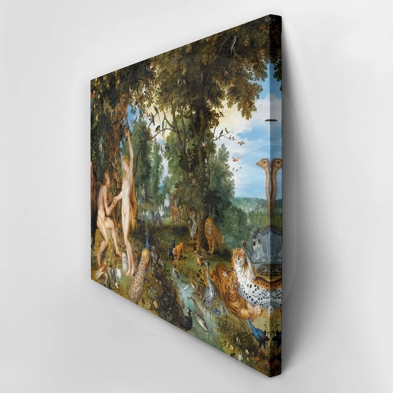 Πινακας σε καμβά RUBENS - ADAM EVA