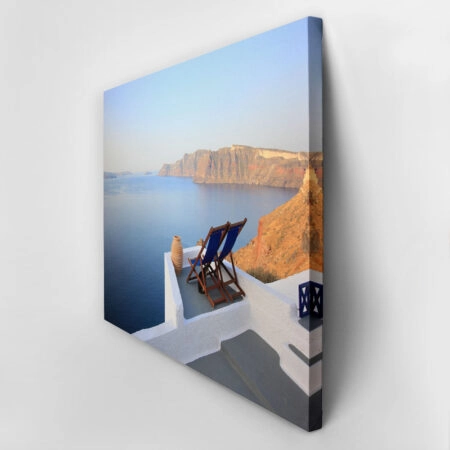 Πινακας σε καμβά SANTORINI - Νησια Sticky 2