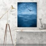 Πινακας σε καμβά SEAGULL OVER SEA