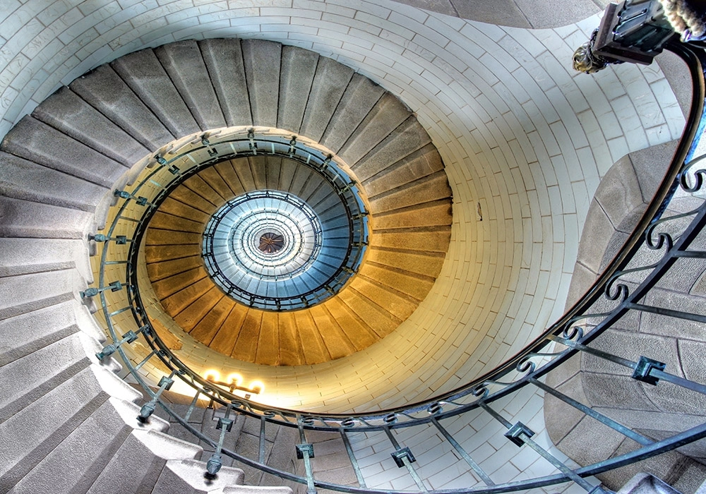 Πινακας σε καμβά SPIRAL STAIRCASE