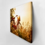 Πινακας σε καμβά SUNSET BIKE