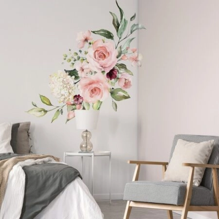 Αυτοκολλητο τοιχου SET VINTAGE FLOWERS