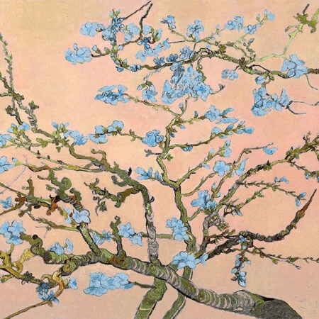 Πινακας σε καμβά VAN GOGH - ALMOND BLOSSOM PASTEL PEACH - Vincent Van Gogh Sticky 5