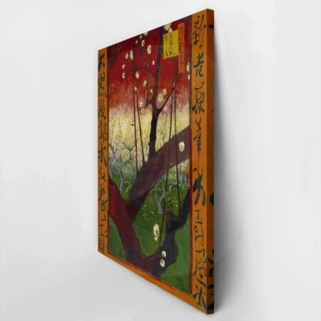 Πινακας σε καμβά VAN GOGH - JAPONAISERIE FLOWERING PLUM TREE - Vincent Van Gogh Sticky 3