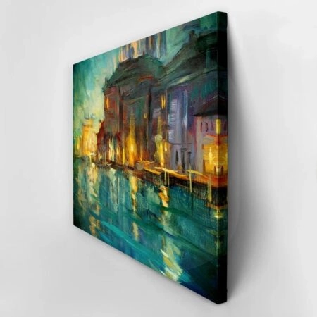 Πινακας σε καμβά VENICE OIL PAINTING ON PLYWOOD - Εργα Τεχνης Sticky 2