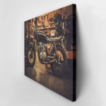 Πινακας σε καμβά VINTAGE MOTORCYCLE - Μηχανες Sticky 2