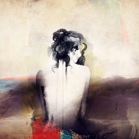 Πινακας σε καμβά WOMAN WATERCOLOR - Πορτραιτα και Φιγουρες Sticky 5