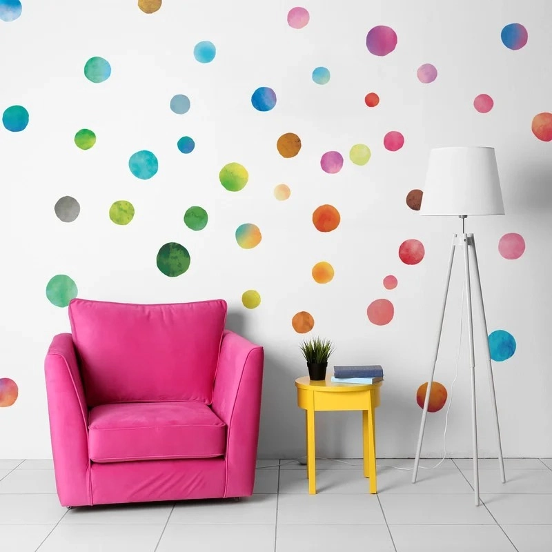 Αυτοκολλητο τοιχου WATERCOLOR CIRCLES
