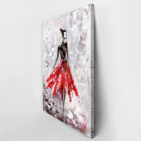 Πινακας σε καμβά YOUNG WOMAN IN DRESS - Μοδα και Διασκεδαση Sticky 2