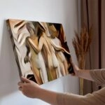Πινακας σε καμβά ANCIENT SCULPTURES MODERN DESIGN CUBISM 2
