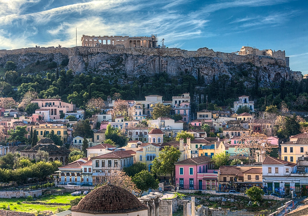 Πινακας σε καμβά ΑΚΡΟΠΟΛΗ