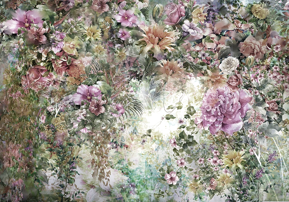 Πινακας σε καμβά ABSTRACT FLOWERS 5