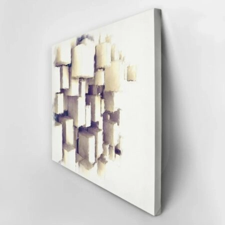 Πινακας σε καμβά ABSTRACT PAINTING CUBES - Αφηρημενα και Abstract Sticky 2