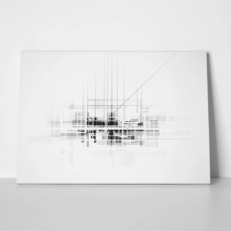 Πινακας σε καμβά ABSTRACT TECHNOLOGY