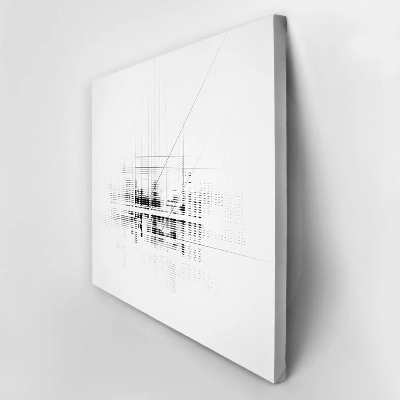 Πινακας σε καμβά ABSTRACT TECHNOLOGY