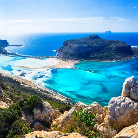 Πινακας σε καμβά AMAZING SCENERY GREEK ISLANDS BALOS BAY CRETE - Παραλιες Sticky 4
