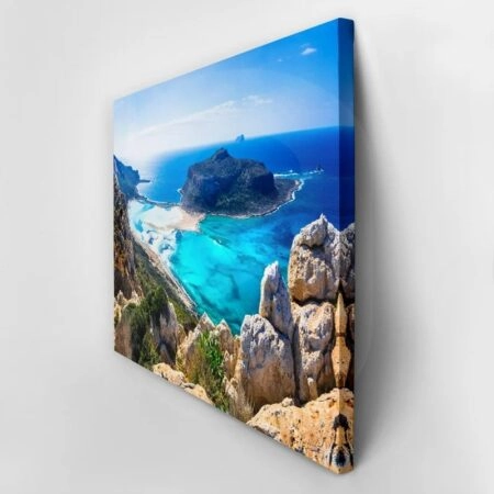 Πινακας σε καμβά AMAZING SCENERY GREEK ISLANDS BALOS BAY CRETE - Παραλιες Sticky 2