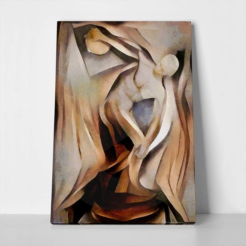 Πινακας σε καμβά ANCIENT SCULPTURES MODERN DESIGN CUBISM 4