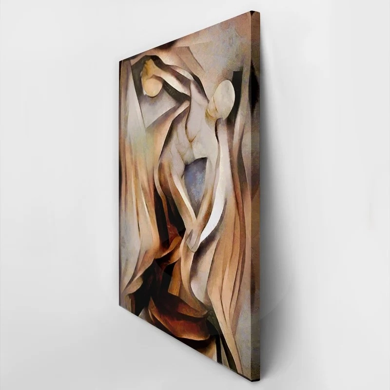 Πινακας σε καμβά ANCIENT SCULPTURES MODERN DESIGN CUBISM 4