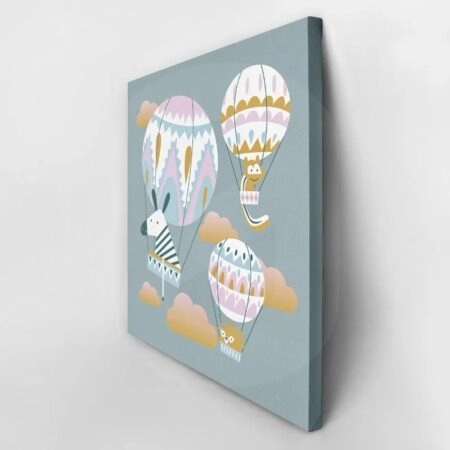 Πίνακας ANIMALS AND BALLOONS - Παιδικοι και set Sticky 2