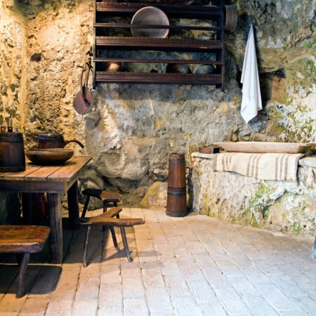 Πινακας σε καμβά ANTIQUE KITCHEN - Vintage Sticky 4