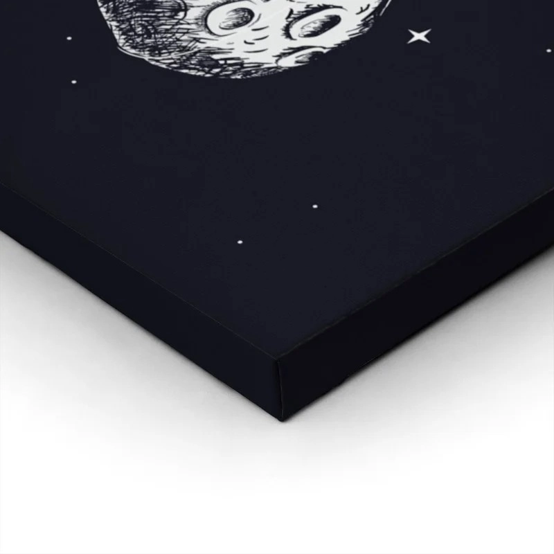 Πινακας σε καμβά ASTRONAUT FISHING MOON