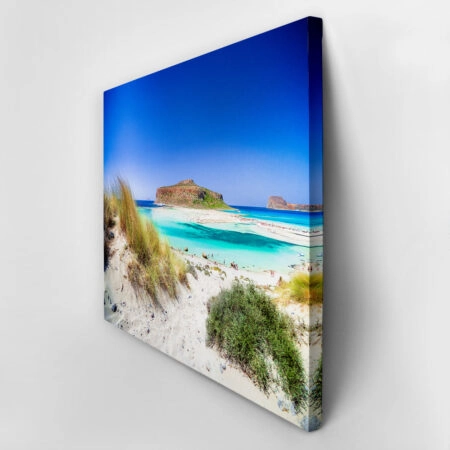 Πινακας σε καμβά BALOS LAGOON CRETE - Παραλιες Sticky 2