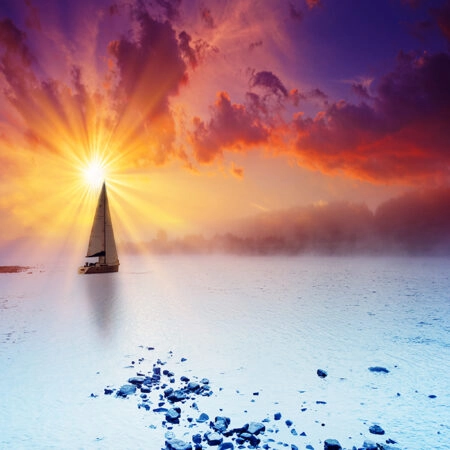 Πινακας σε καμβά BEAUTIFUL SUNSET - Ηλιοβασιλεμα Sticky 4