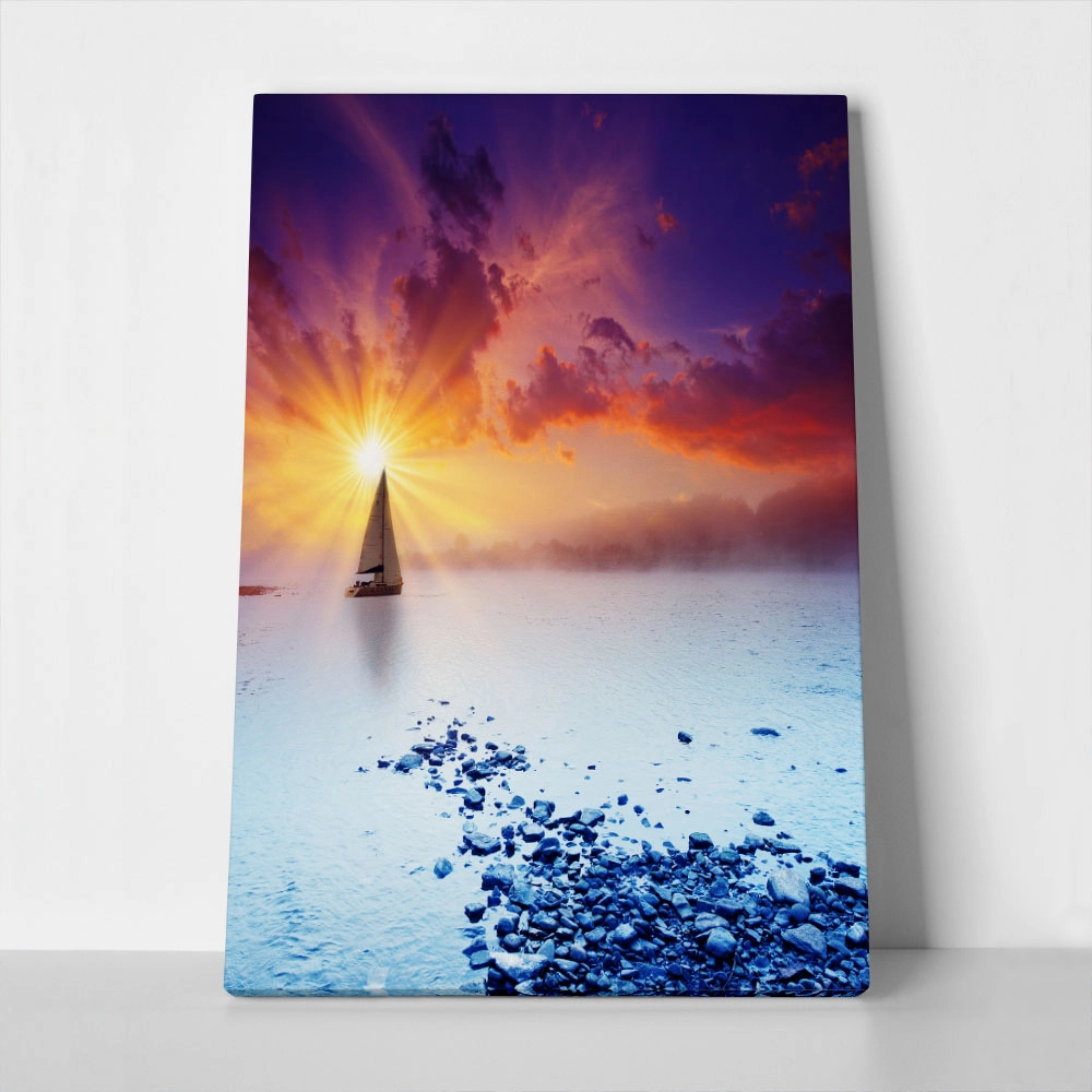 Πινακας σε καμβά BEAUTIFUL SUNSET