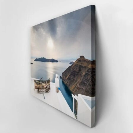 Πινακας σε καμβά BEAUTIFUL SUNSET ON SANTORINI ISLAND GREECE - Νησια Sticky 2