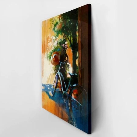 Πινακας σε καμβά BICYCLE AND OLD HAT - Ποδηλατα Sticky 2