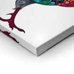 Πινακας σε καμβά COLORFUL PATTERN DRAWING ROOSTER