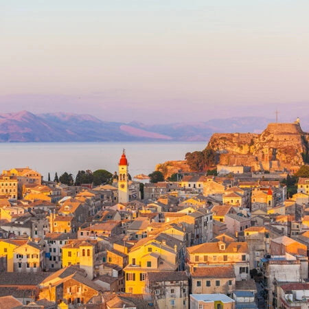 Πινακας σε καμβά CORFU 2 - Παραθαλασσιες πολεις και χωρια Sticky 4