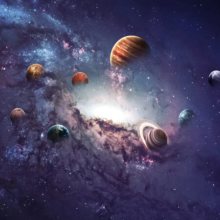 Πινακας σε καμβά CREATION OF PLANETS - Διαστημα και Τεχνολογια Sticky 4