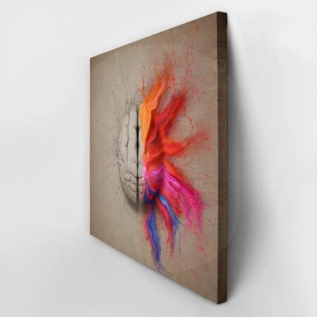 Πίνακας σε καμβά CREATIVE MIND - Αφηρημενα και Abstract Sticky 2