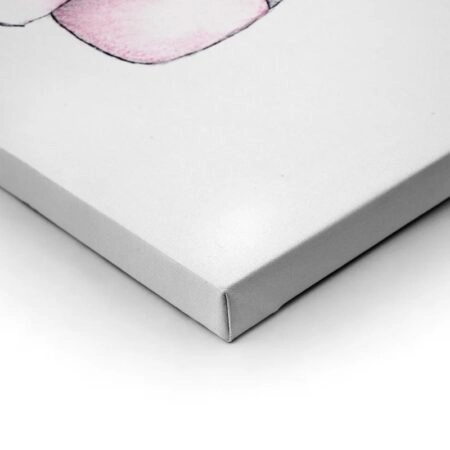 Πίνακας σε καμβά CUTE ELEPHANT WITH BUTTERFLY - Παιδικοι και set Sticky 2
