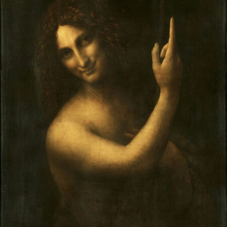 Πινακας σε καμβά DA VINCI - St. JOHN THE BAPTIST - Leonardo Da Vinci Sticky 4