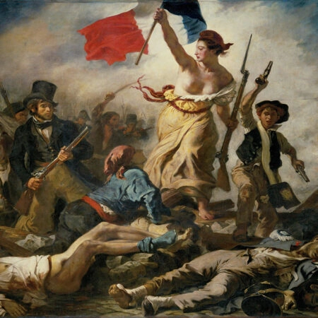 Πινακας σε καμβά DELACROIX - LIBERTY LEADING THE PEOPLE - Eugene Delacroix Sticky 4