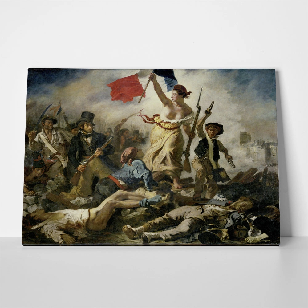 Πινακας σε καμβά DELACROIX - LIBERTY LEADING THE PEOPLE