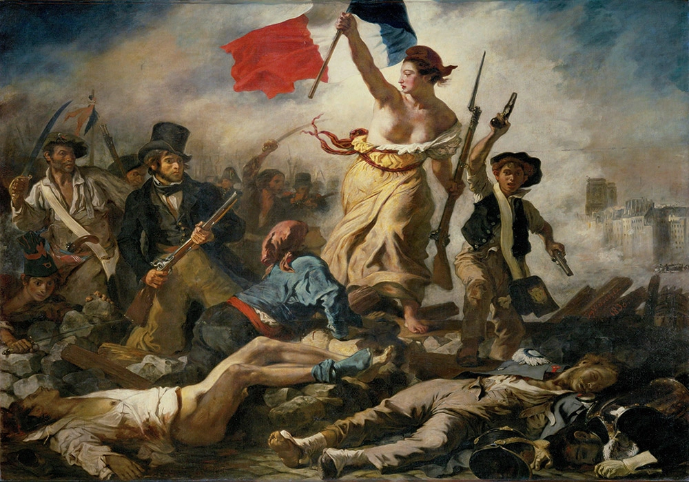 Πινακας σε καμβά DELACROIX - LIBERTY LEADING THE PEOPLE