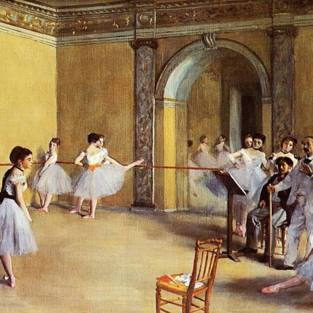 Πινακας σε καμβά EDGAR DEGAS - THE DANCE FOYER - Edgar Degas Sticky 4