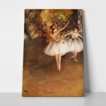 Πινακας σε καμβά DEGAS - TWO DANCERS ON THE STAGE