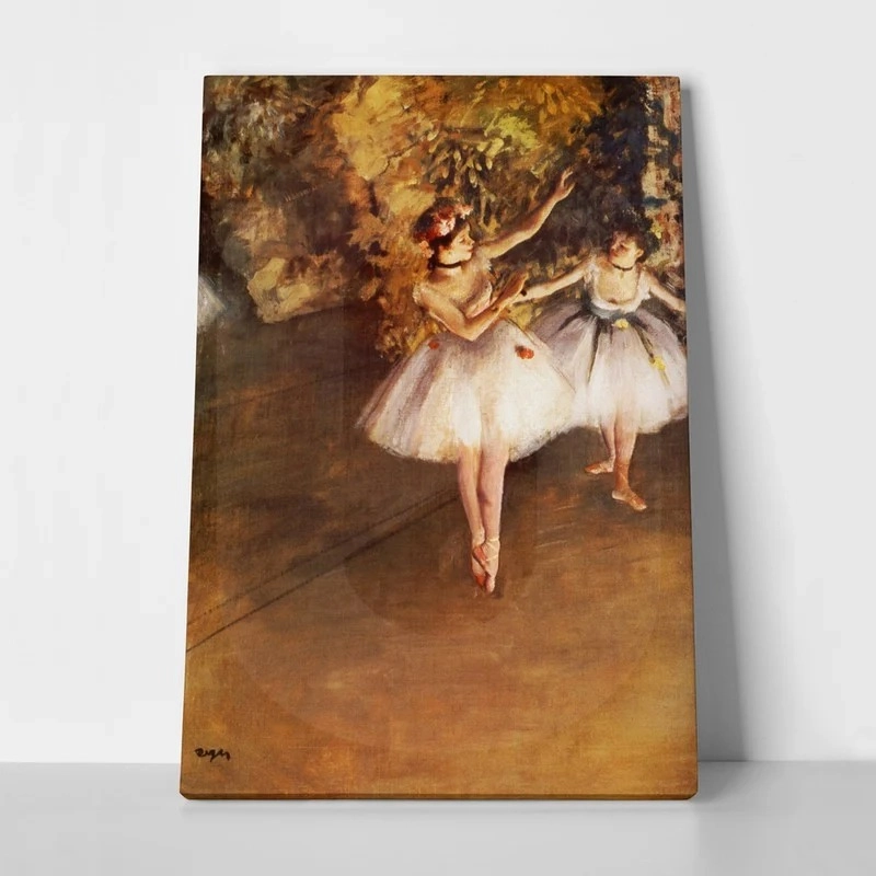 Πινακας σε καμβά DEGAS - TWO DANCERS ON THE STAGE