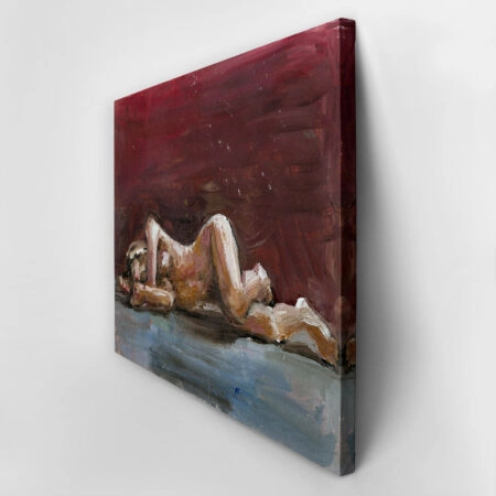 Πινακας σε καμβά EXPRESSIVE WOMAN FIGURE - Πορτραιτα και Φιγουρες Sticky 2