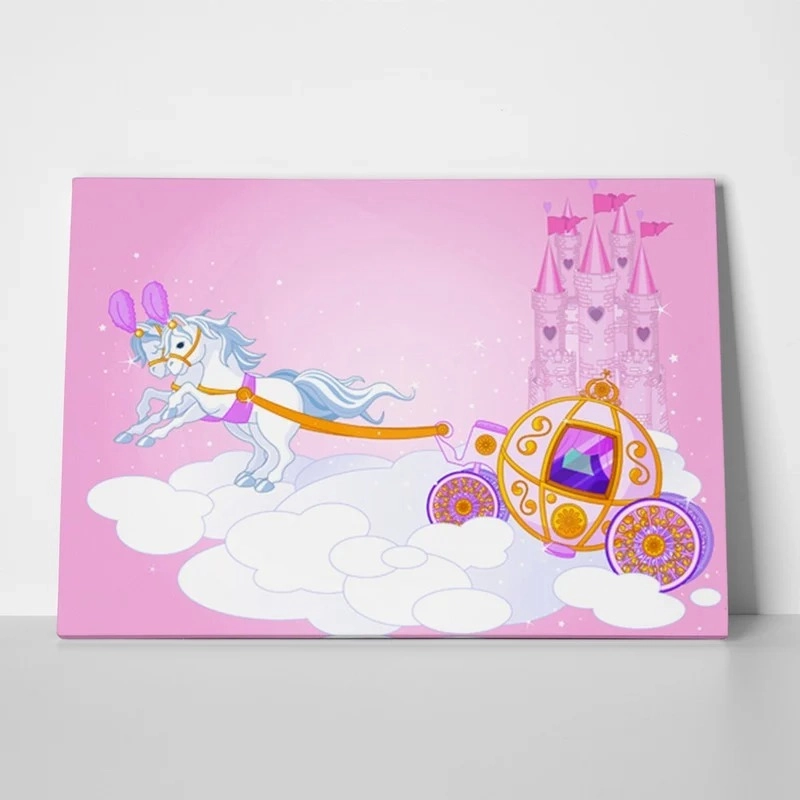 Πινακας σε καμβά FAIRY TALE CARRIAGE