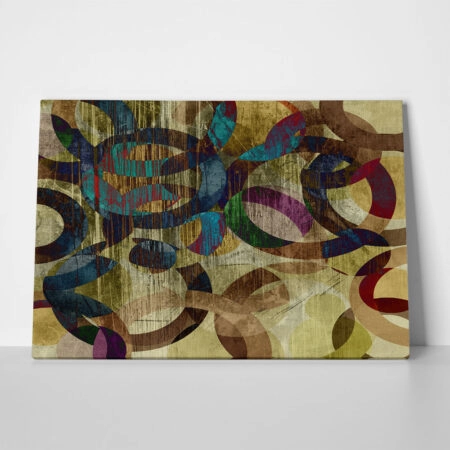Πινακας σε καμβά GRUNGE PAPER - Αφηρημενα και Abstract
