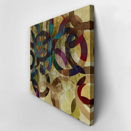 Πινακας σε καμβά GRUNGE PAPER - Αφηρημενα και Abstract Sticky 2